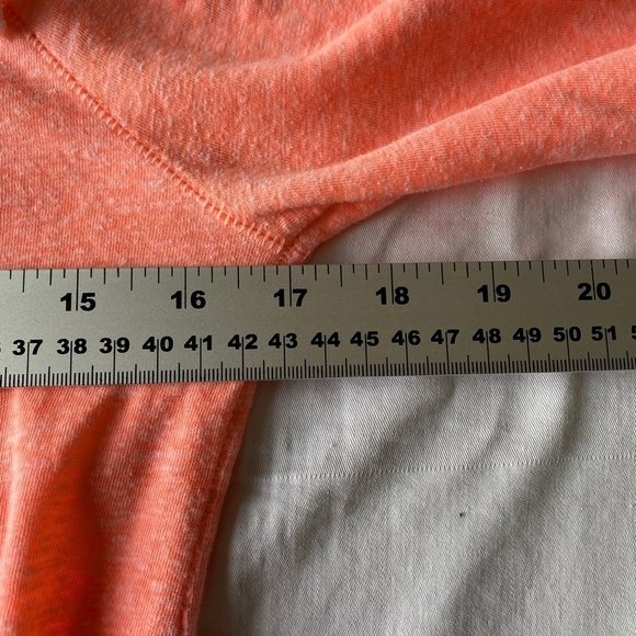 American Eagle Outfitters Women's Peachy-Pink Full Zip Lightweight Hoodie Medium - Picture 11 of 14